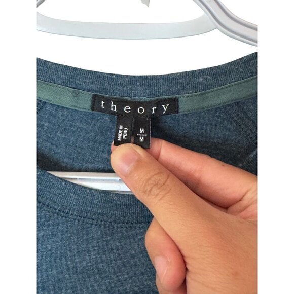Theory crewneck t-shirt blue women size M - Picture 4 of 4